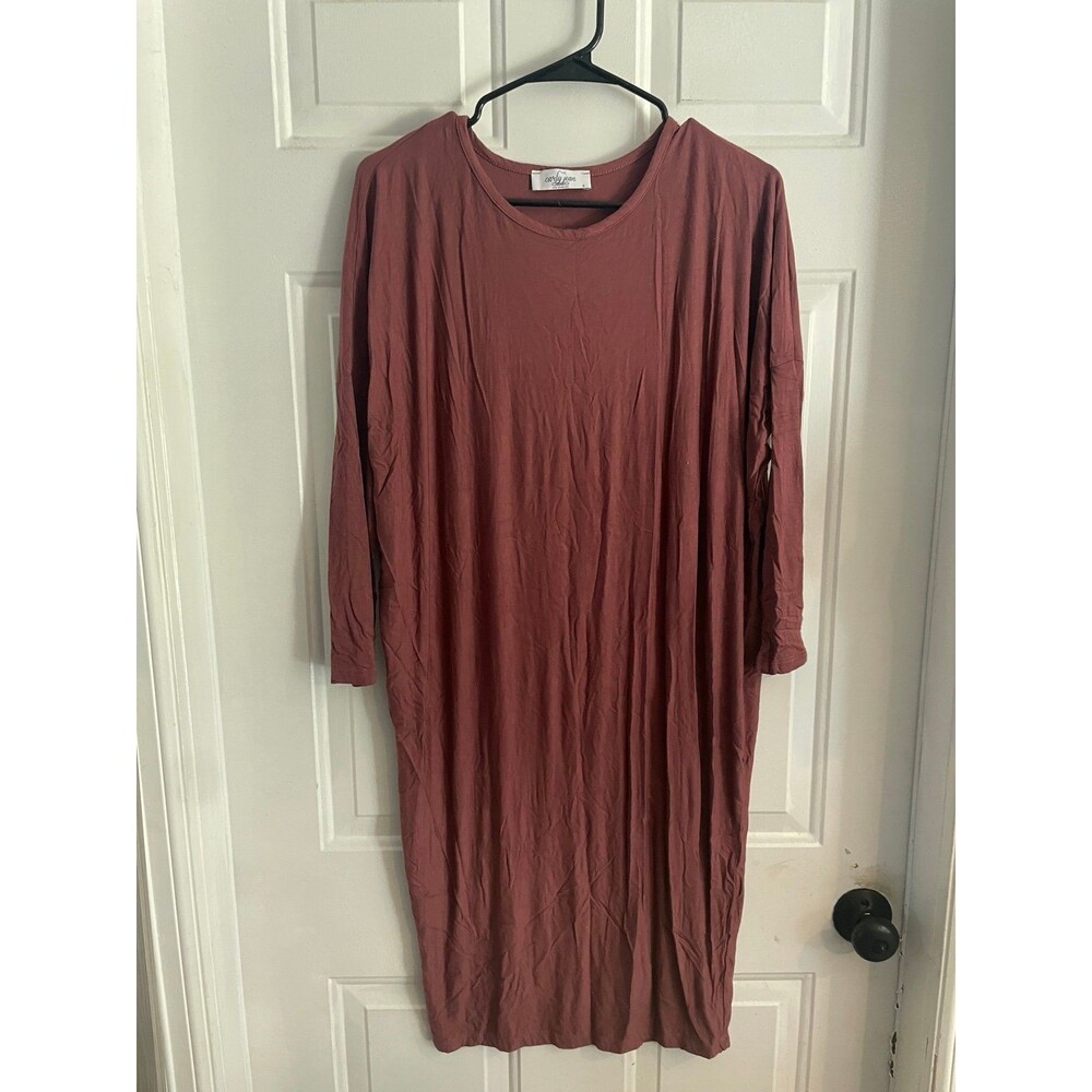 Carly Jean Everyday Midi Dress Longsleeve